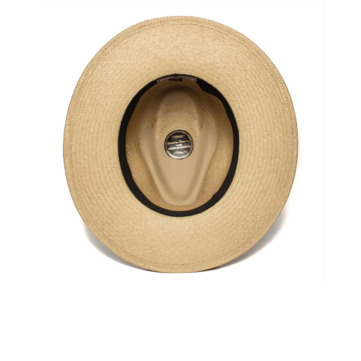 Summer Straw Fedora Hat-Black | Bowlift