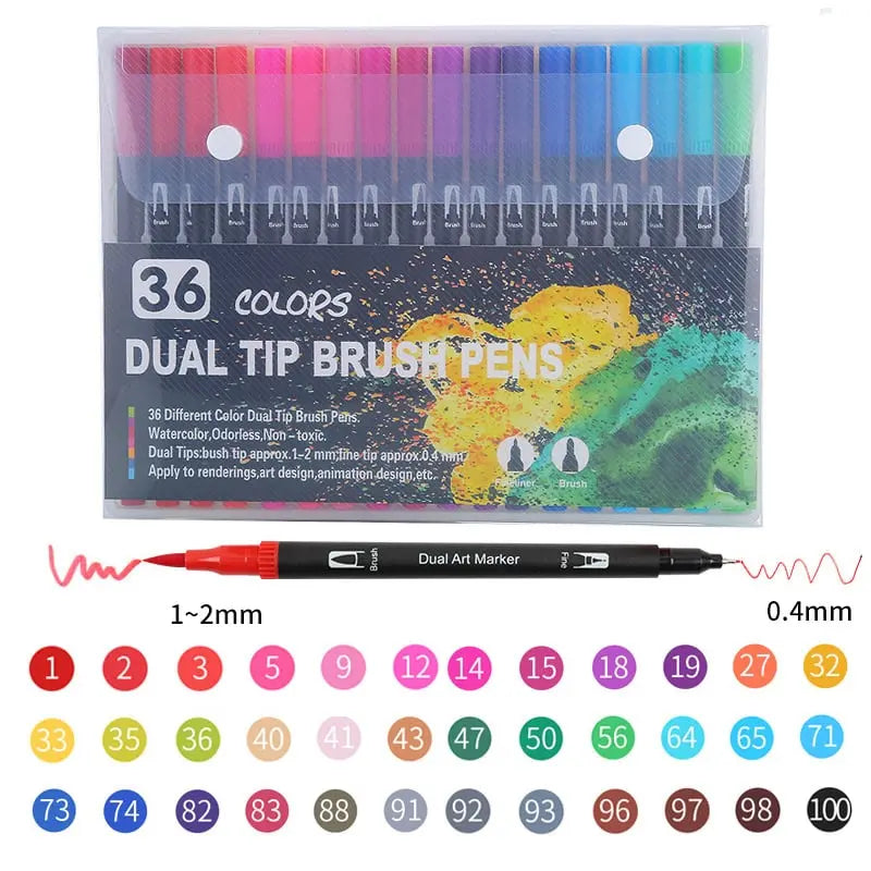 BowLift | 100 Paint-by-Numbers Book Set – Relaxing & Creative Painting Fun