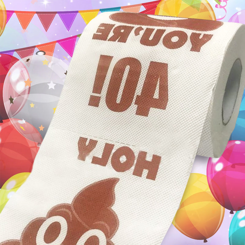 Prank Poop Printed Toilet Paper | Bowlift