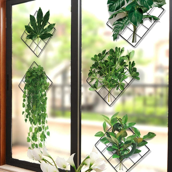 3D Green Plant Wall Sticker (Pack of 2) Bowlift