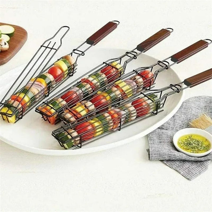 Non Stick BBQ Grilling Basket Bowlift