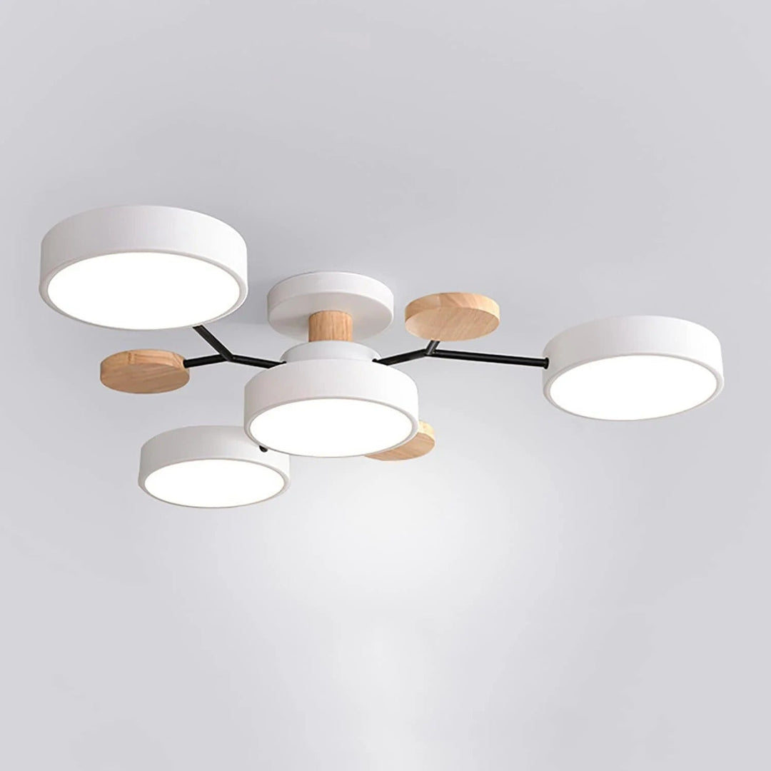 BowLift | Contemporary Round Iron LED Chandelier | Energy-Efficient. Stylish Lighting for Living Rooms. Dining Areas & Entryways