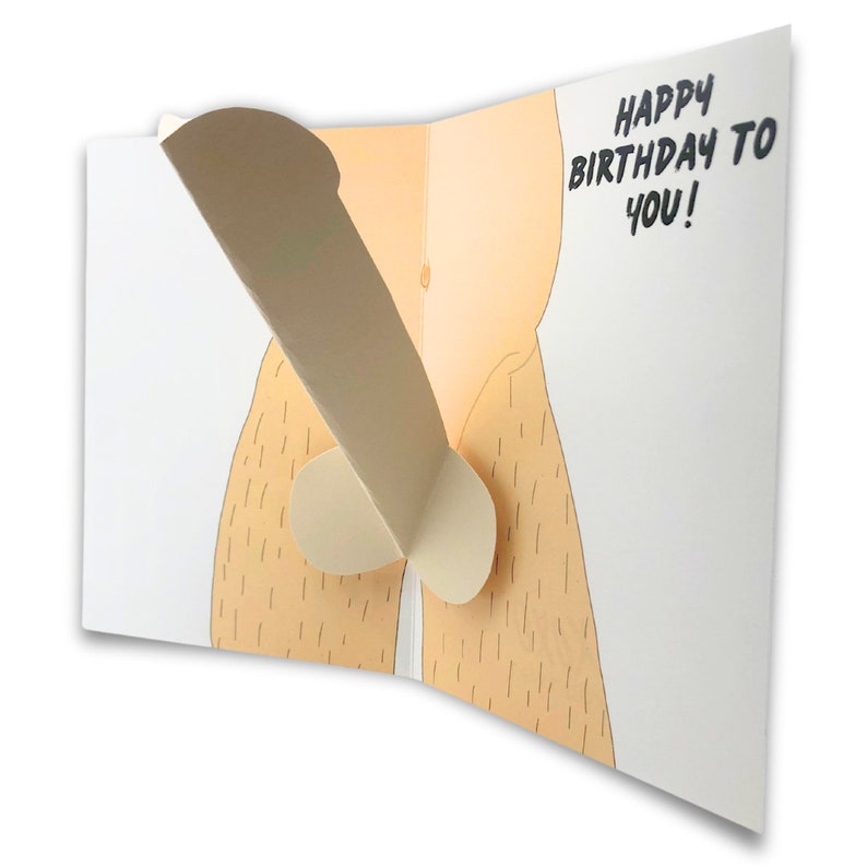 BowLift | Funny Pop Up Tail Birthday Card Gift