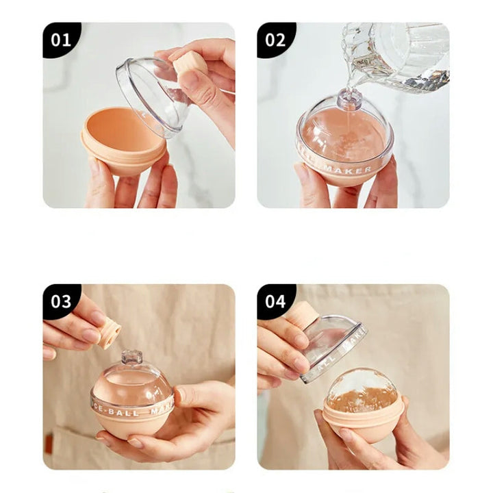 1PC Ice Ball Maker Mold 2.5 Inches Bowlift
