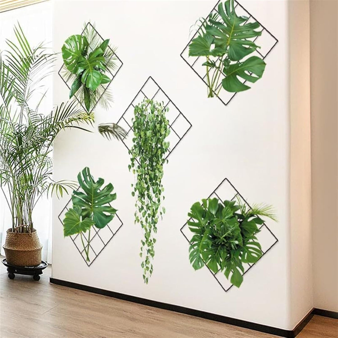 3D Green Plant Wall Sticker (Pack of 2) Bowlift
