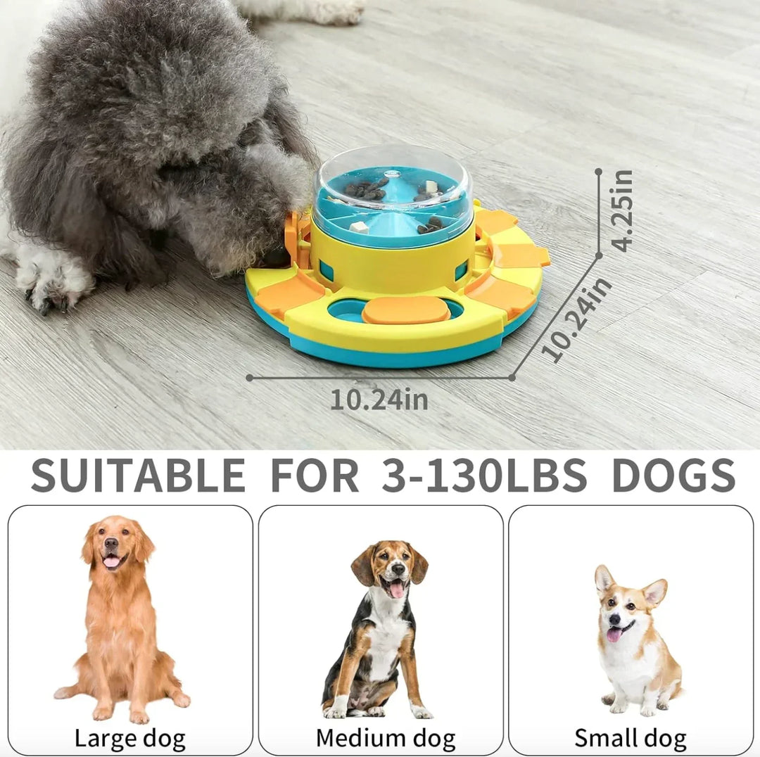 PuzzleFeast Pet Feeder - Interactive Feeding Game for Pets Bowlift