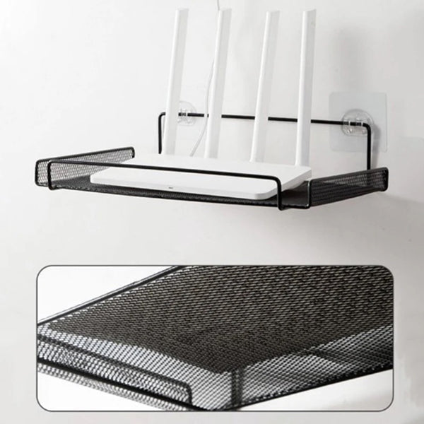 Wall Mounted Router Mesh Shelf Bowlift