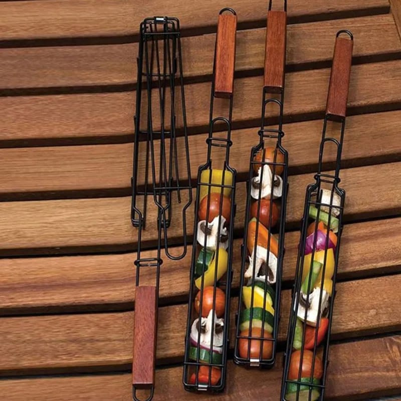 Non Stick BBQ Grilling Basket Bowlift
