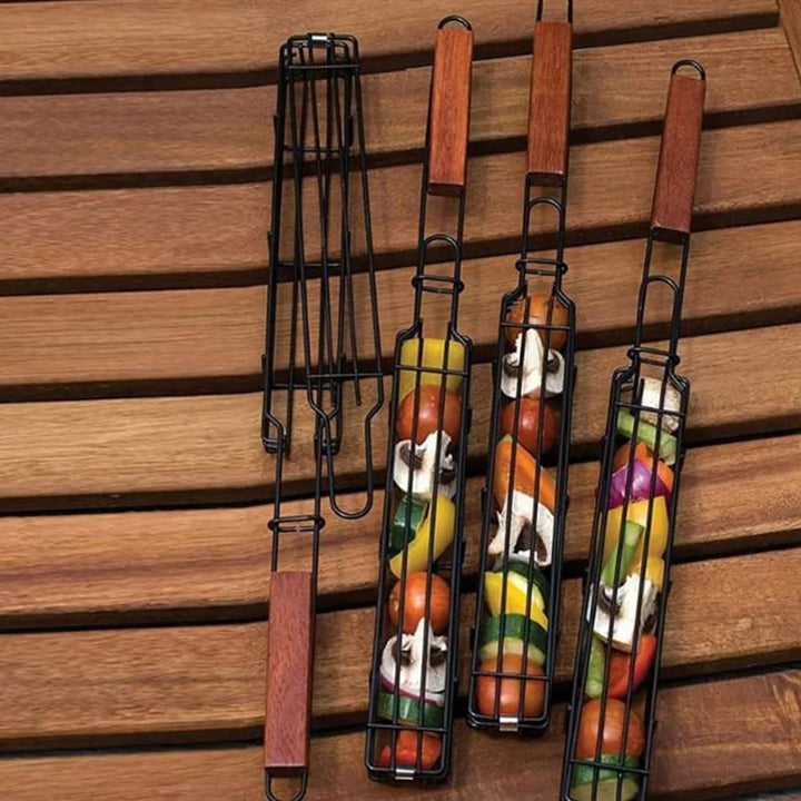 Non Stick BBQ Grilling Basket Bowlift
