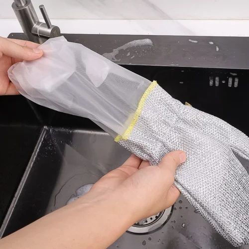 Wire Dishwashing Gloves (Pack of 2) Bowlift