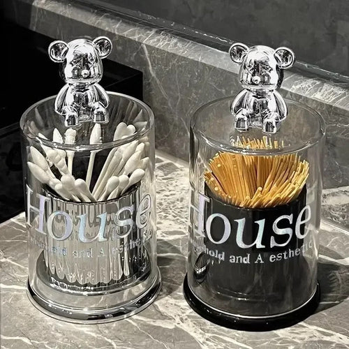 Bear Toothpick Jar Bowlift