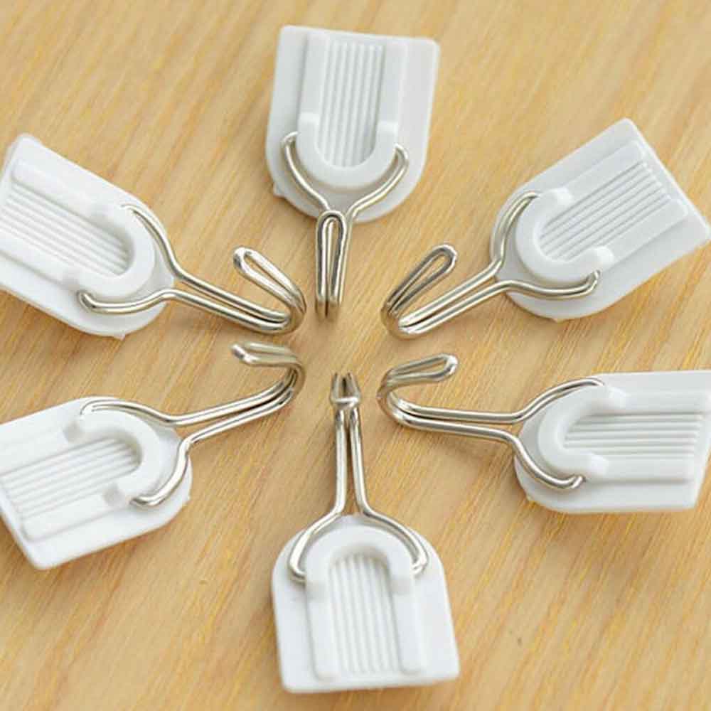 6Pcs Magic Sticky Hooks Bowlift