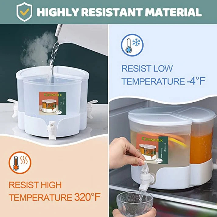 3 TANKS COLD BEVERAGE DISPENSER (5.2 LITRE) Bowlift