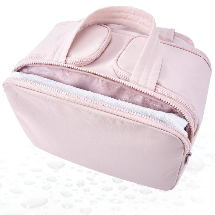 BowLift | Large wide-open travel makeup bag