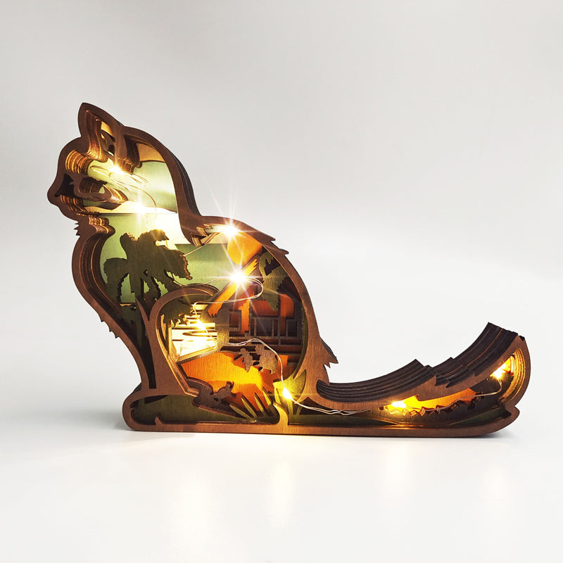 BowLift | 3D Creative Wood Animal Carving Craft Gift