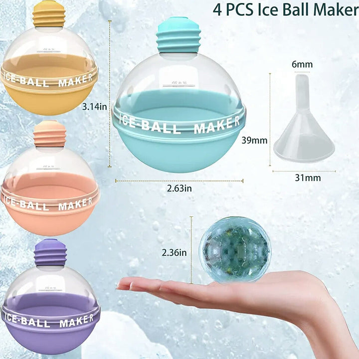 1PC Ice Ball Maker Mold 2.5 Inches Bowlift
