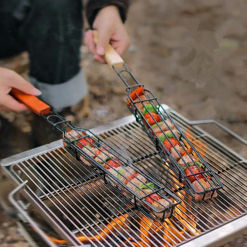 Non Stick BBQ Grilling Basket Bowlift
