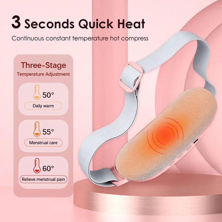 Electric Period Cramp Massager & Heating Belt Bowlift