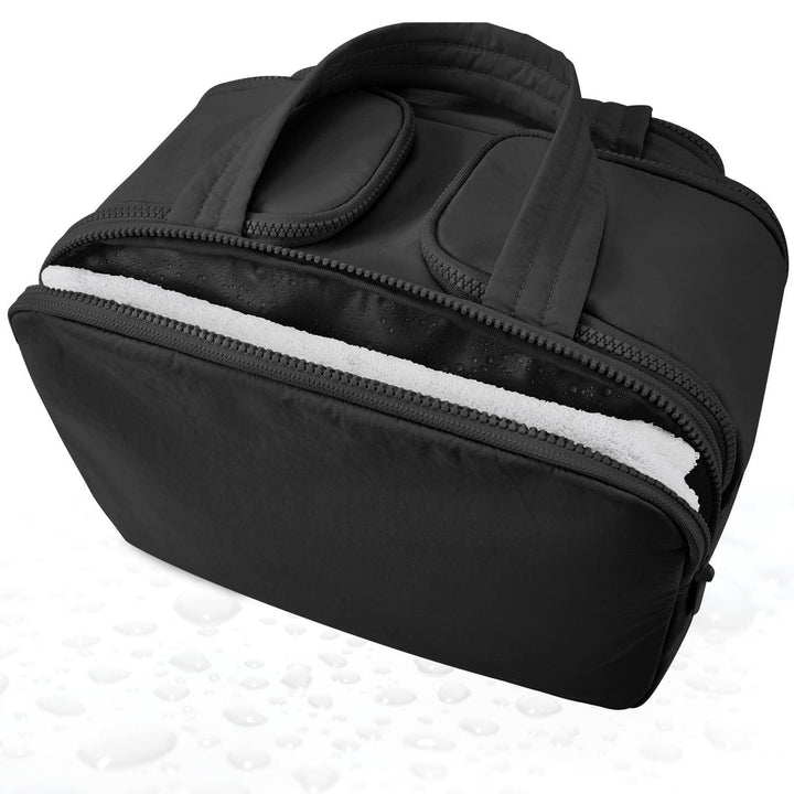 BowLift | Large wide-open travel makeup bag