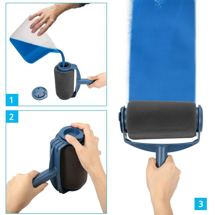 Paint roller with container - 5 pieces/8 pieces | Bowlift