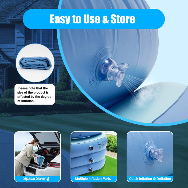 BowLift | Collapsible Inflatable Foldable Portable Bath Tub for Adults