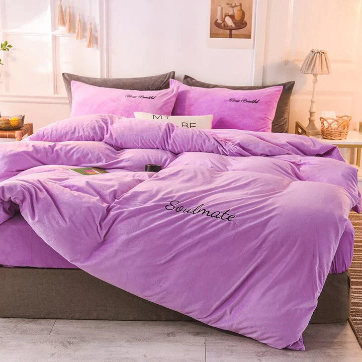 BowLift | SilkCloud Duvet Cover - Cozy Fleece Duvet Cover for Unmatched Sleeping Experience