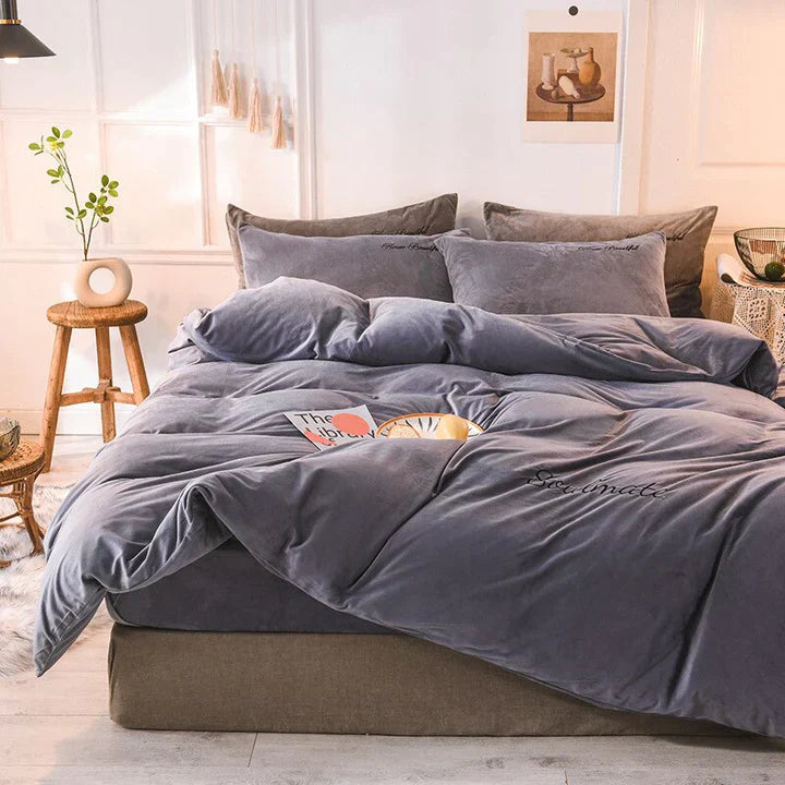 BowLift | SilkCloud Duvet Cover - Cozy Fleece Duvet Cover for Unmatched Sleeping Experience