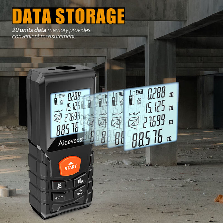 BowLift | Laser Light Meter Measure Digital Measuring Tape