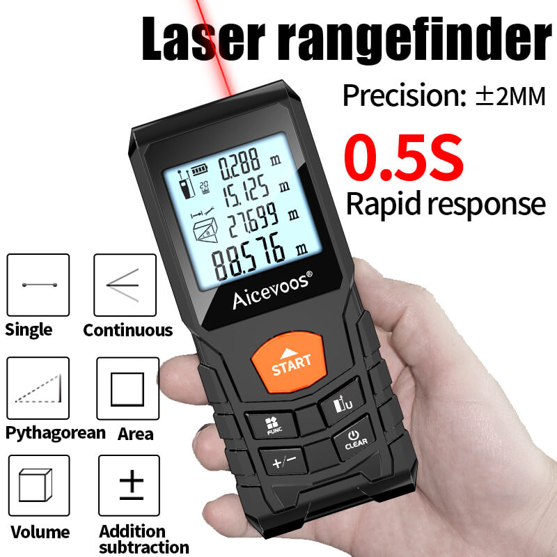 BowLift | Laser Light Meter Measure Digital Measuring Tape