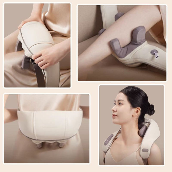 BowLift | Neck and Shoulder Massager with Electric heat Heat Relaxing Shiatsu Spa
