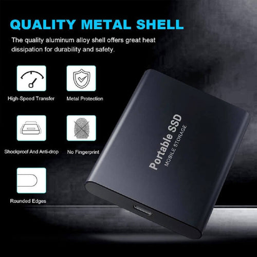 SSD External Hard Drive Hard Drive Storage SSD 1 2 4 8 12 16 32 64 TB External | Bowlift
