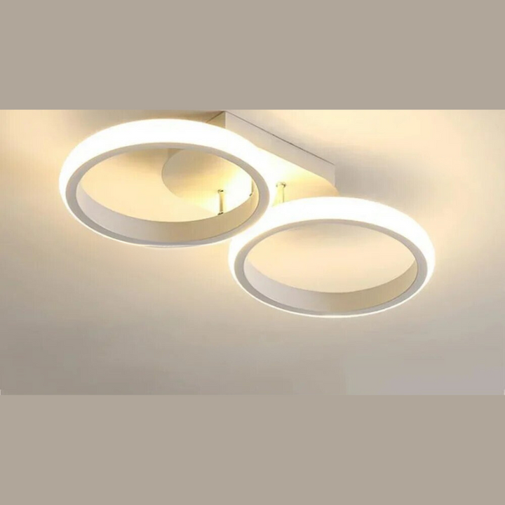 Modern LED Ring Chandelier – Minimalist Ceiling Light for Living Room and Dining Area | Bowlift