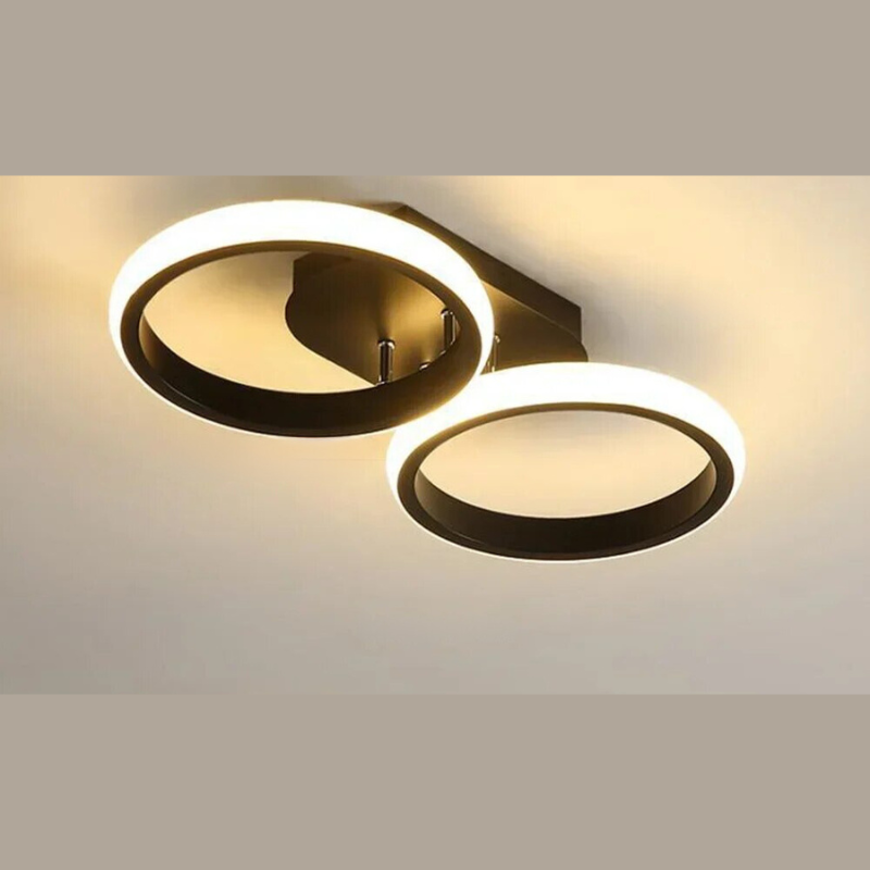 Modern LED Ring Chandelier – Minimalist Ceiling Light for Living Room and Dining Area | Bowlift