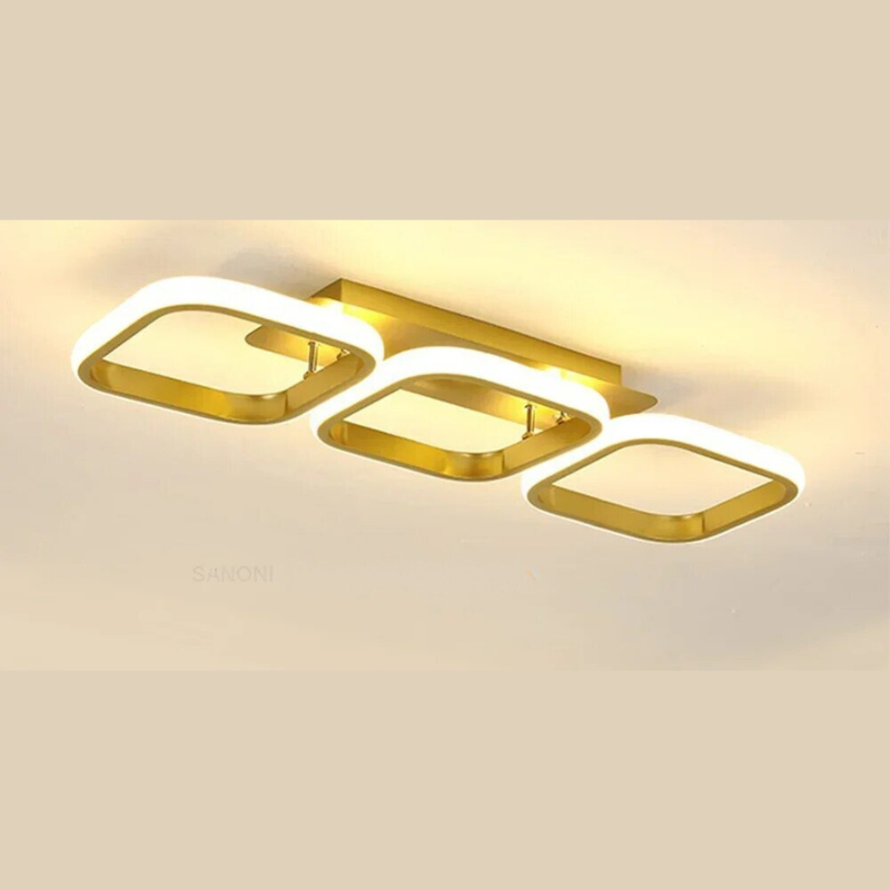 Modern LED Ring Chandelier – Minimalist Ceiling Light for Living Room and Dining Area | Bowlift