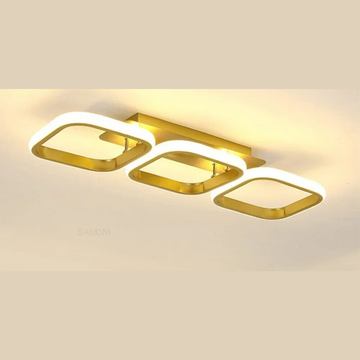 Modern LED Ring Chandelier – Minimalist Ceiling Light for Living Room and Dining Area | Bowlift