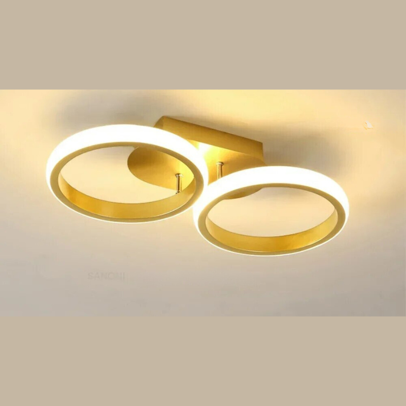 Modern LED Ring Chandelier – Minimalist Ceiling Light for Living Room and Dining Area | Bowlift