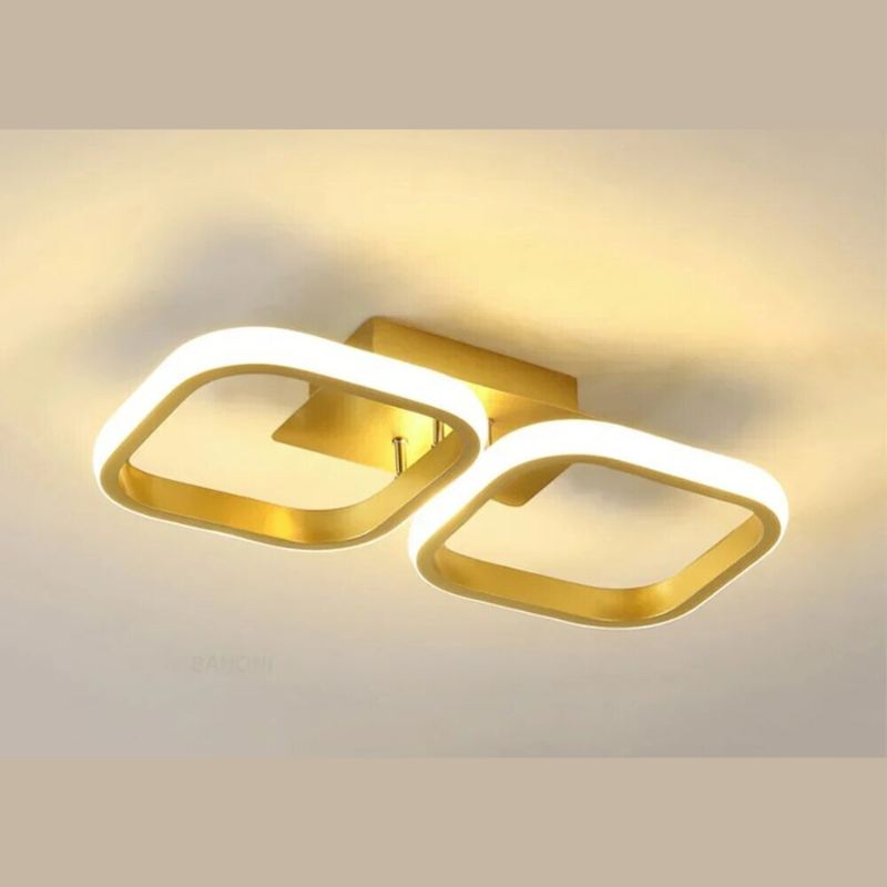 Modern LED Ring Chandelier – Minimalist Ceiling Light for Living Room and Dining Area | Bowlift