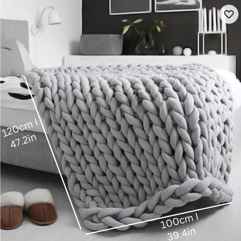 BowLift | Organic Cotton Weighted Blanket | Breathable, Machine Washable & Ideal for Year-Round Comfort