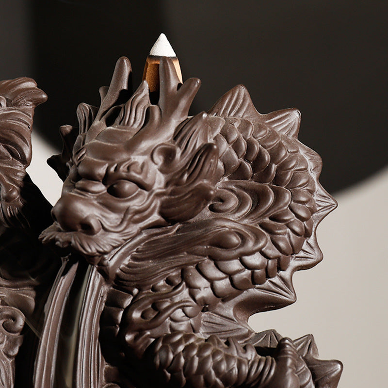 Decorative Dragon and Phoenix Incense Holder