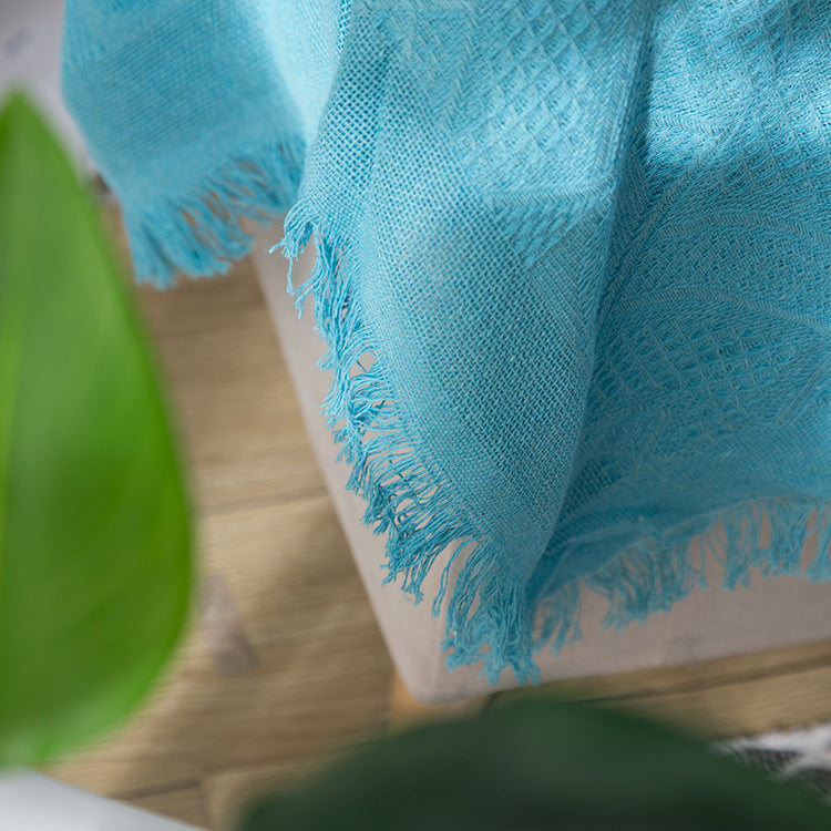 Bohemian Patterned Woven Throw Blanket