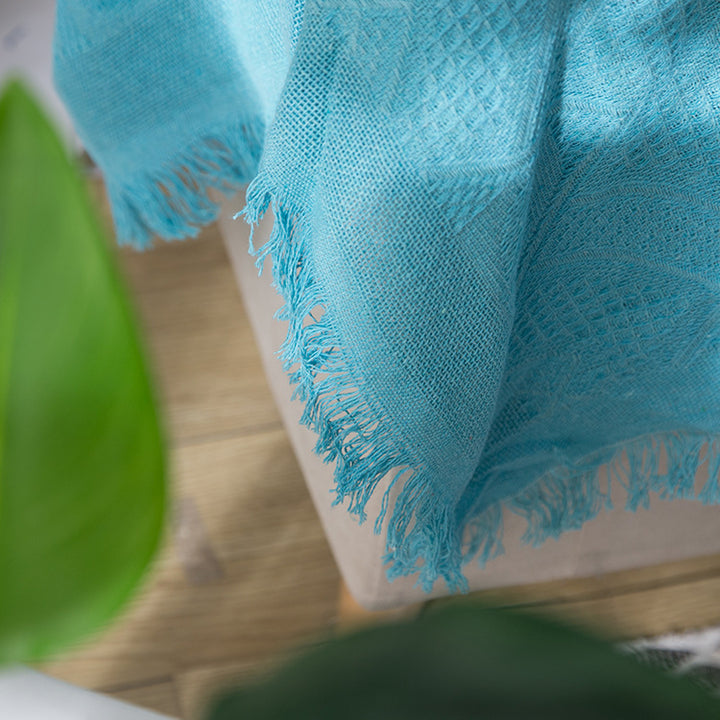 Bohemian Patterned Woven Throw Blanket