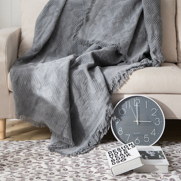 Elegant Woven Throw Blanket