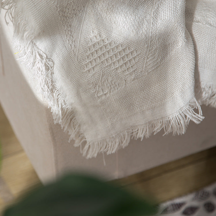 Cozy Lightweight Knitted Throw Blanket