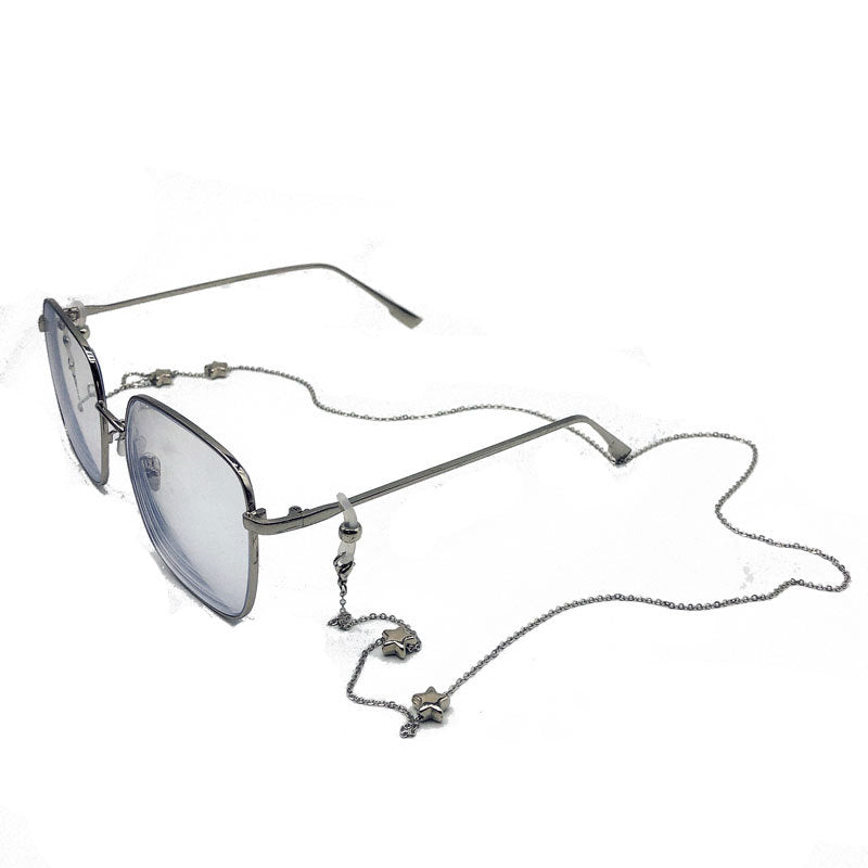 Star-Detail Layered Eyewear Chain Bowlift