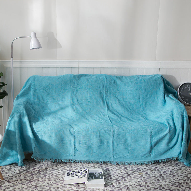 Bohemian Patterned Woven Throw Blanket
