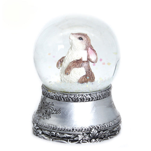 Decorative Rabbit Snow Globe
