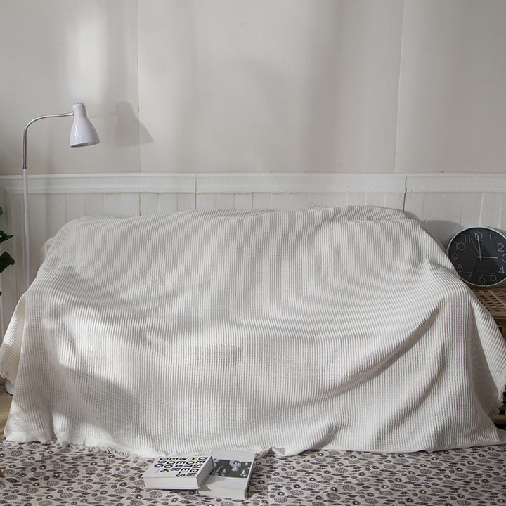 Soft Woven Textured Throw Blanket
