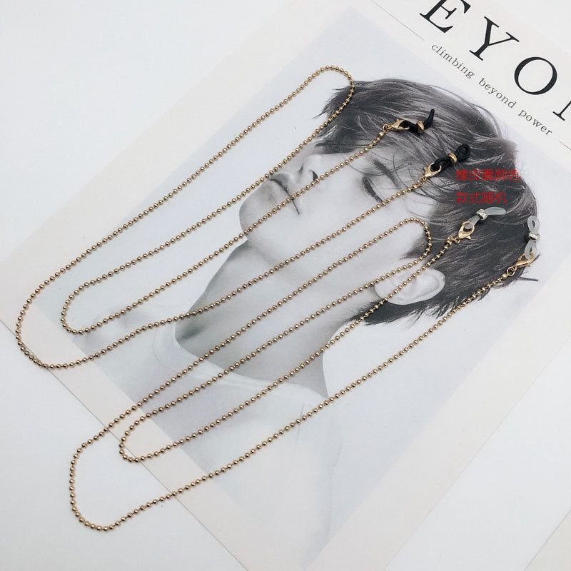 Classy Beaded Eyewear Retainer Chain Bowlift