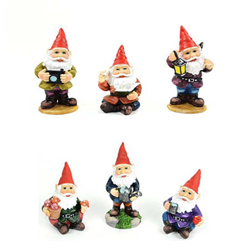 Whimsical Gnome Figurine Set