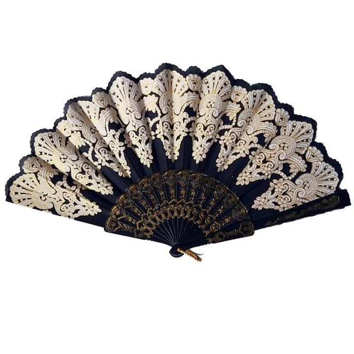 Women's fan with exquisite and artistic decorations Bowlift